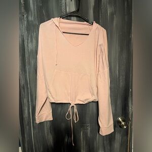 Pink lounge life hoodie size large